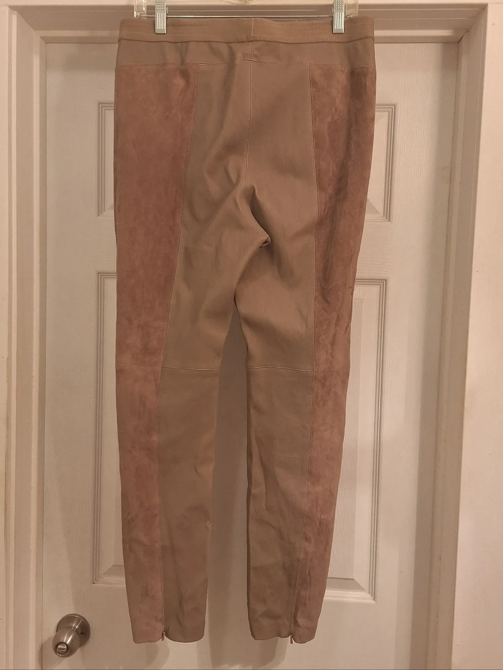 Per Se genuine Suede Leather Pull On Pants Size 12